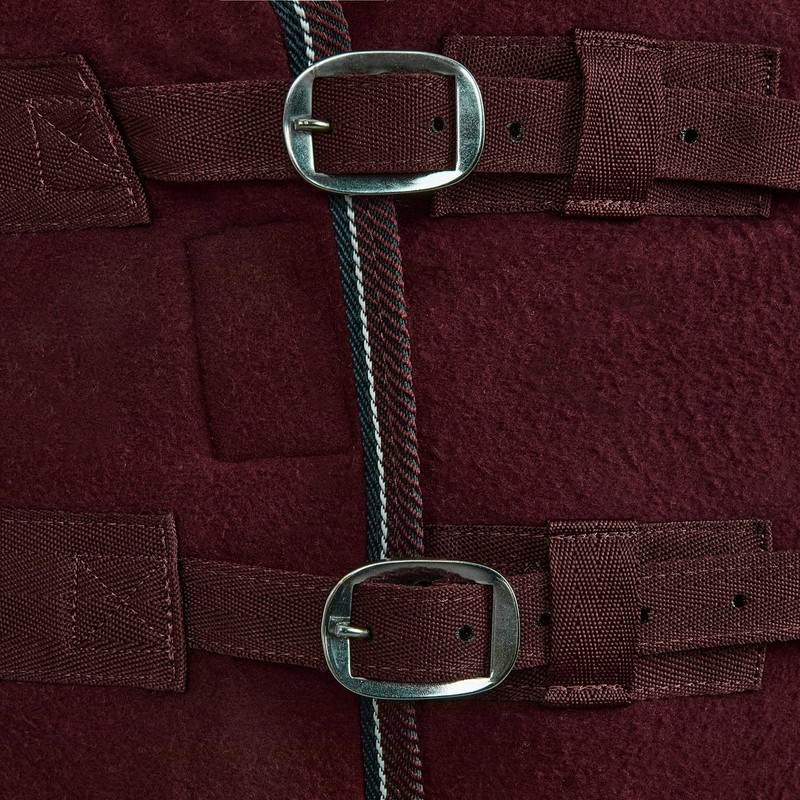 HORZE Kiel Fleece Cooler - Dark Red - 69 in