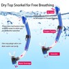 DiVLMT Snorkeling Gear for Adults with Fins Scuba Diving Gear