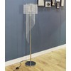 beaysyty Modern Style Crystals Floor Lamp Chrome Finish and Plentiful