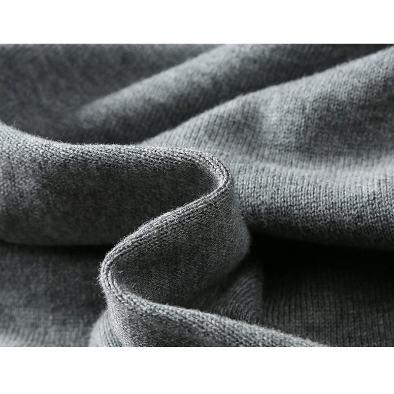 OKJCON Men's Cardigan Sweater V Neck Solid Knit Cotton Autumn