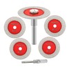 Mini Diamond Glass Cutting Disc - FOCSTOL 5pcs 1-9/16 Inch(40mm)