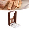 Bread Slicer, Manual Folding Bread Slicer, Foldable Adjustable Bread Cutter