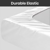 Prime Linens Extra Deep 30Cm Plain Fitted Sheet, Elastic Pocket