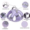 Aiitle AIITLE Durable Dog Harness and Leash Set for Walking, Step in Puppy Harness, Spring Soft Breathable Pet Supplies, Reflective Bands, for Extra Small Dogs and House Cats Purple XXXS