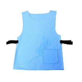 ST TS Cool Belt, Heat Stroke Prevention, No Need for Ice Packs, Just Soak In Water, Cooling Vest, Water Cooling Clothes, Heat Prevention, Factory, Field Work, Sports, Events, blue, Free size