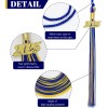 Hidreas 2025 Tassel Academic Graduation Royal Blue and 1 pcs,