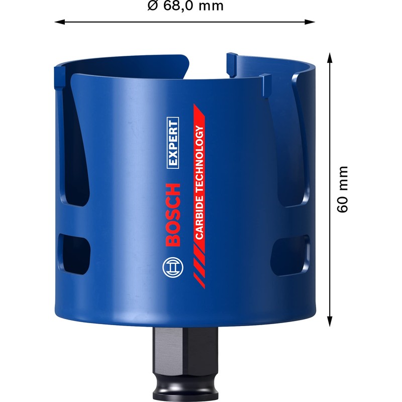 Bosch Professional 1 x Expert Construction Material hole saw (for