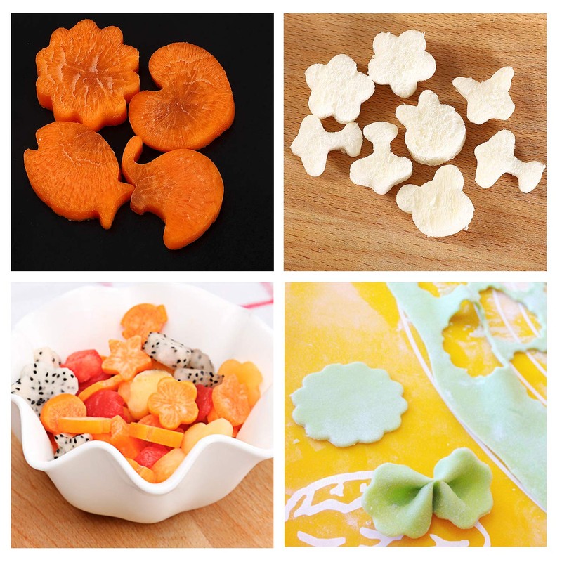 Vegetable Cutter Shapes Set Mini Sizes Cookie Cutters Set Fruit