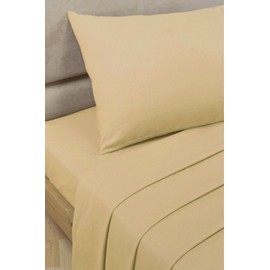 Single Beige 16"/40CM Extra Deep Fitted Sheet 14 Colours