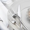 KINGSTONE Silverware Set, 30-Piece Flatware Set Cutlery Set Premium 18/10