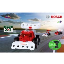 Theo Klein 8793 - Bosch 3 In 1 Racing Team Construction Set, Multicolour