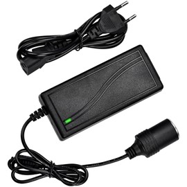 ALFFREUDE Spannungswandler 220V auf 12V KFZ Netzadapter Wechselrichter 60W 12v 5A Geeignet für Luftkompressoren Tragbare Kühlschränke Autostaubsauger Usw