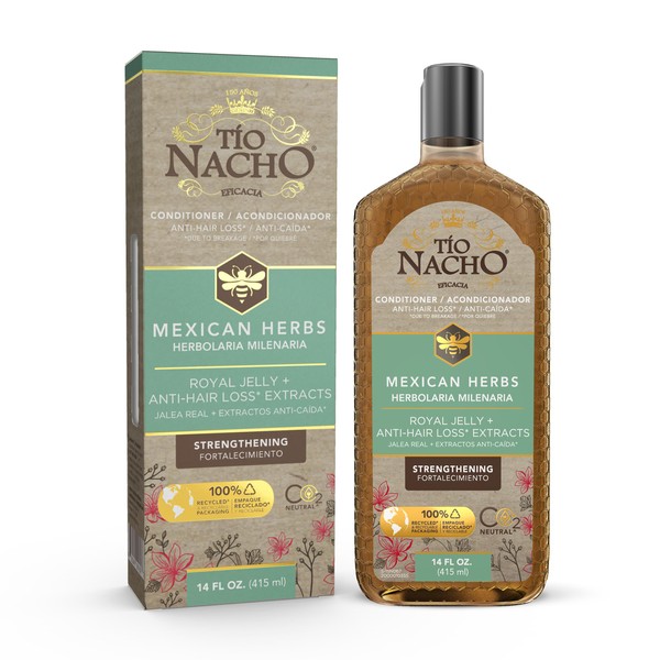 Tio Nacho Mexican Herb Hair Strengthening Conditioner with Royal Jelly, 14 Ounces, YELLOW (GEN1697)