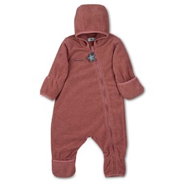 Sterntaler unisex baby jumpsuit, light red melange, 74