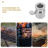 Totority Rotisserie Rod Fixing Holder Iron Grilling Rod Bolt BBQ