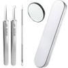 Square Plug Tweezers, Corner Bottle Remover, Pore Care, Tip 0.0004
