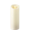 RAZ Imports 3"X4" Moving Flame Ivory Pillar Candle