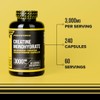 Primaforce Creatine Monohydrate Capsules - 240 Capsules, 3,000mg per Serving,