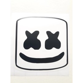 Marshmello Sticker Vinyl Decal Great for Windows Laptops Walls Waterproof!