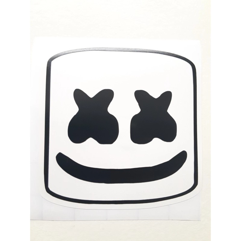 Marshmello Sticker Vinyl Decal Great for Windows Laptops Walls Waterproof!