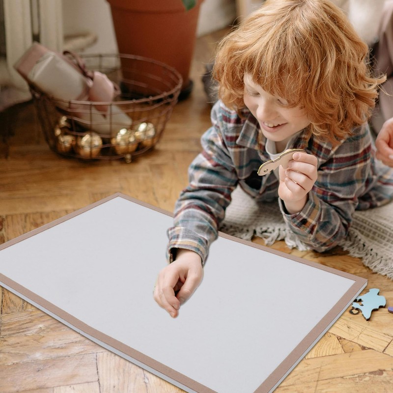 HEMOTON Puzzle Mat, Portable Puzzle Board, Non-Slip Surface, Modern Style,