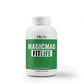 MGICMAG | Magnesio | 120 Cápsula Fitlife - 2 Meses Sin Sabor