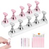 22 Pcs Nail Stand Set, 2Pcak Nail Holders for Painting