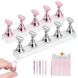 22 Pcs Nail Stand Set, 2Pcak Nail Holders for Painting Nails
