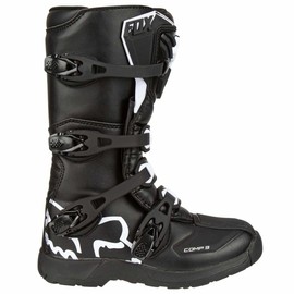 Fox Racing Unisex-Child Youth COMP 3 Motocross Boot,Black,Big Kid 4