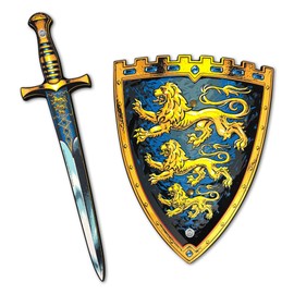Liontouch - King Toy Sword & Shield for Boys - 3-6 Years | Pretend Play Set in Foam in Medieval Regal Style for Kids & Toddlers | Safe Weapons & Battle Accessories for Royal Costumes & Dress Up