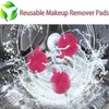 BloomSesame Reusable Makeup Remover Pads 16 Pack Microfiber Cleansing Facial