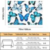 Butterfly Blue Tablecloth 52 x 70 Inch Rectangular Animals Exquisite