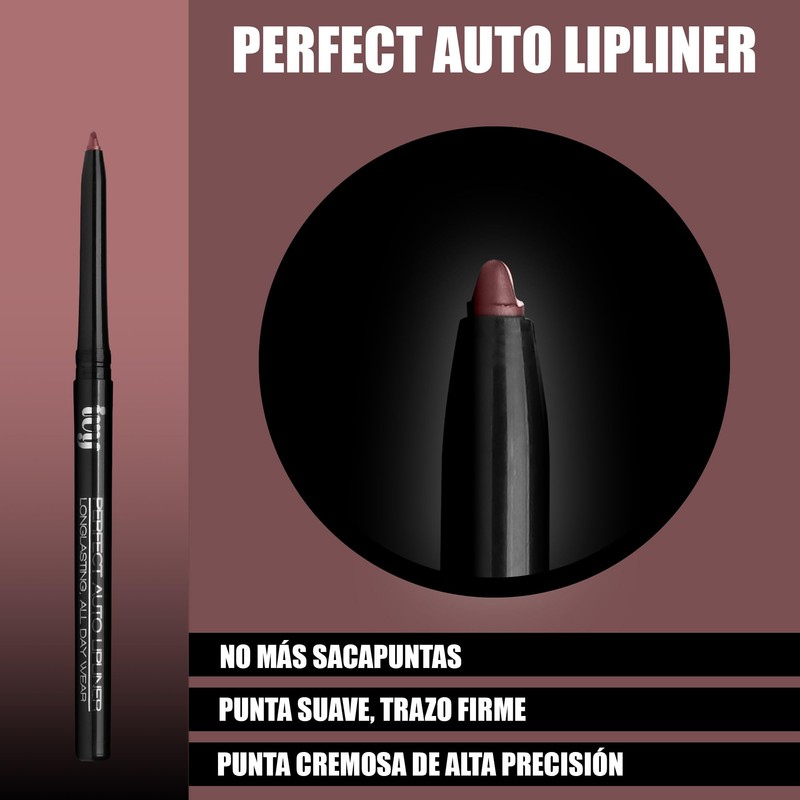 IVY Perfect Auto Delineador de Labios, Retráctil, Larga Duración 16