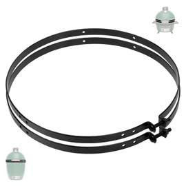 Vankey Hinge Band for Small Big Size Green Egg, Carbon Steel Band Accessories, One-Piece Hinge Replacement Accessories for MiniMax Green Egg, Rust-Proof BBQ Grill Accessory (Fits Small & MiniMax)