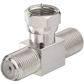 SMARTECH Tv Antenna Splitter - Coaxial Multi-Socket - Female Adapter - Set Of 2