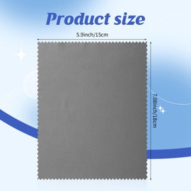 Leelosp 300 Pcs Glasses Cleaning Cloth Microfiber Glasses Wipes Assorted Colors Cloth for Cleaning Eyeglasses Camera Lens Cell Phones Laptops LCD TV Screens and More, 6 x 7 Inch(Light Color)