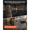 VEVOR Hunting Blind, 6-7 Person Ground Blinds with Carrying Bag,