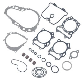 Complete Gasket Kit fit Suzuki LTZ400 Z400 Quad Sport 400 2003-2008, for Kawasaki KFX400 2003-2006 Arctic Cat DVX400 2004-2008, Replaces 1321050042 0934-1676 Top and Bottom End Engine Gasket Kit