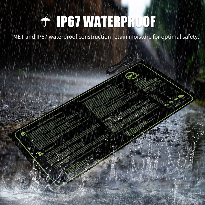17.5W Seedling Heating Mat Waterproof Flowers Fruits Vegetables Digital Seedlings