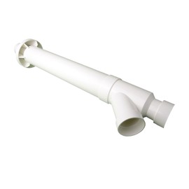 DiversiTech CVENT-3 3-Inch Concentric Kit for Tankless Gas Water Heater, High Efficiency Furnaces, 7.75" x 40" x 6.75", White