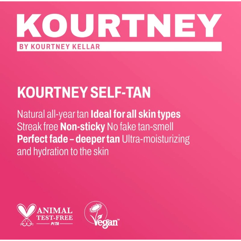 Kourtney Kellar Full Self-Tanning System, Mousse, Lotion, Face Drops Tanning