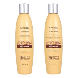 Kareol Keratina · Restaura Fortalece Y Nutre · Shampoo Y Acc