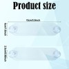 BOXOB 2pcs EZ Pass Holder, EZ Pass Strips with Adhesive