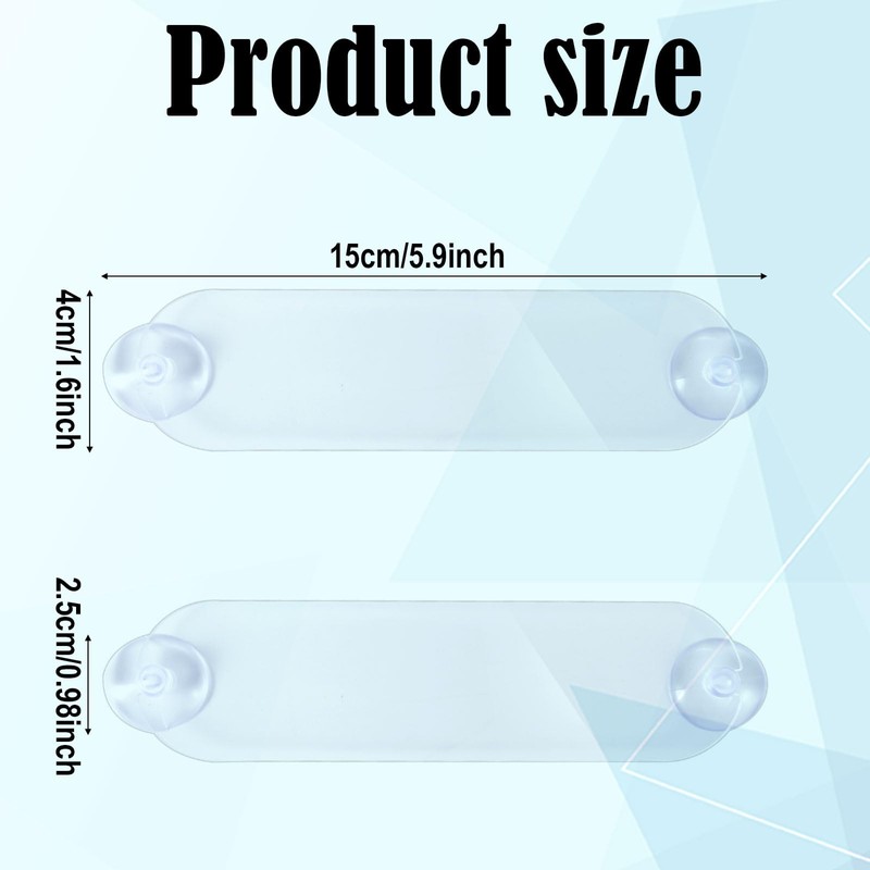 BOXOB 2pcs EZ Pass Holder, EZ Pass Strips with Adhesive
