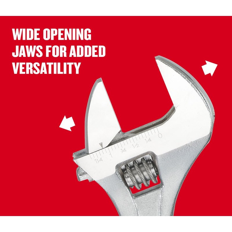 CRAFTSMAN Adjustable Wrench Set, 3-Piece All Steel, Metirc and SAE