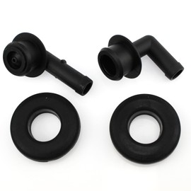 ANP PUAUTO 53013360AA 53030497 PCV CCV Juego de 2 codos y ojales de válvula de repuesto para Jeep Grand Cherokee 2000-2004 4.0L (2 piezas)