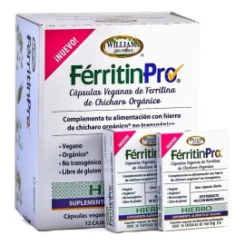 Suplemento Ferritin 2 Cajas De 30 Cápsulas De Hierro Vegano