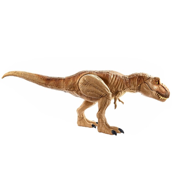 Jurassic World Toys Camp Cretaceous Epic Roarin’ Tyrannosaurus Rex Large Action Figure, Primal Attack Feature, Sound, Realistic Shaking, Movable Joints; Ages 4 Years & Up