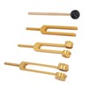 3 Pcs Aluminium Alloy Tuning Fork Set 128 256 512Hz