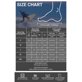 Yikayin Neoprene Socks, 3 mm Watt Socks, Diving Socks for Men, Women, Swimming Socks, Beach Socks for Snorkelling, Kayaking, Jet Skiing, SUP, Dark Black